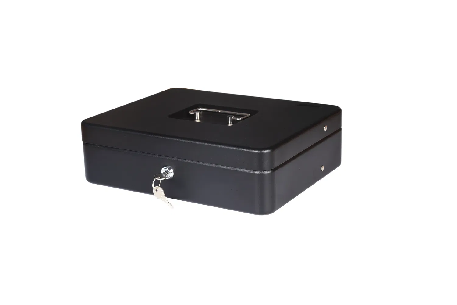 Caja con bandeja para dinero, caja fuerte con llave