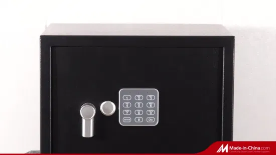 Caja fuerte electrónica de acero sólido con llave de inicio, caja de seguridad inteligente aprobada por CE