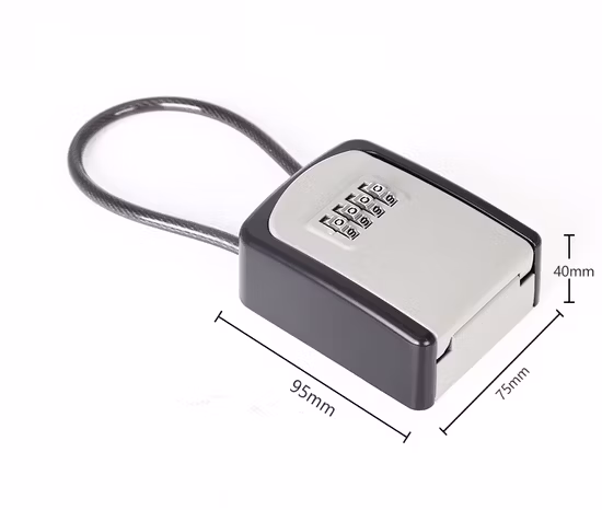 Caja de almacenamiento segura montada en la pared para exteriores, oculta portátil, cerraduras, llave de combinación Digital, caja de seguridad